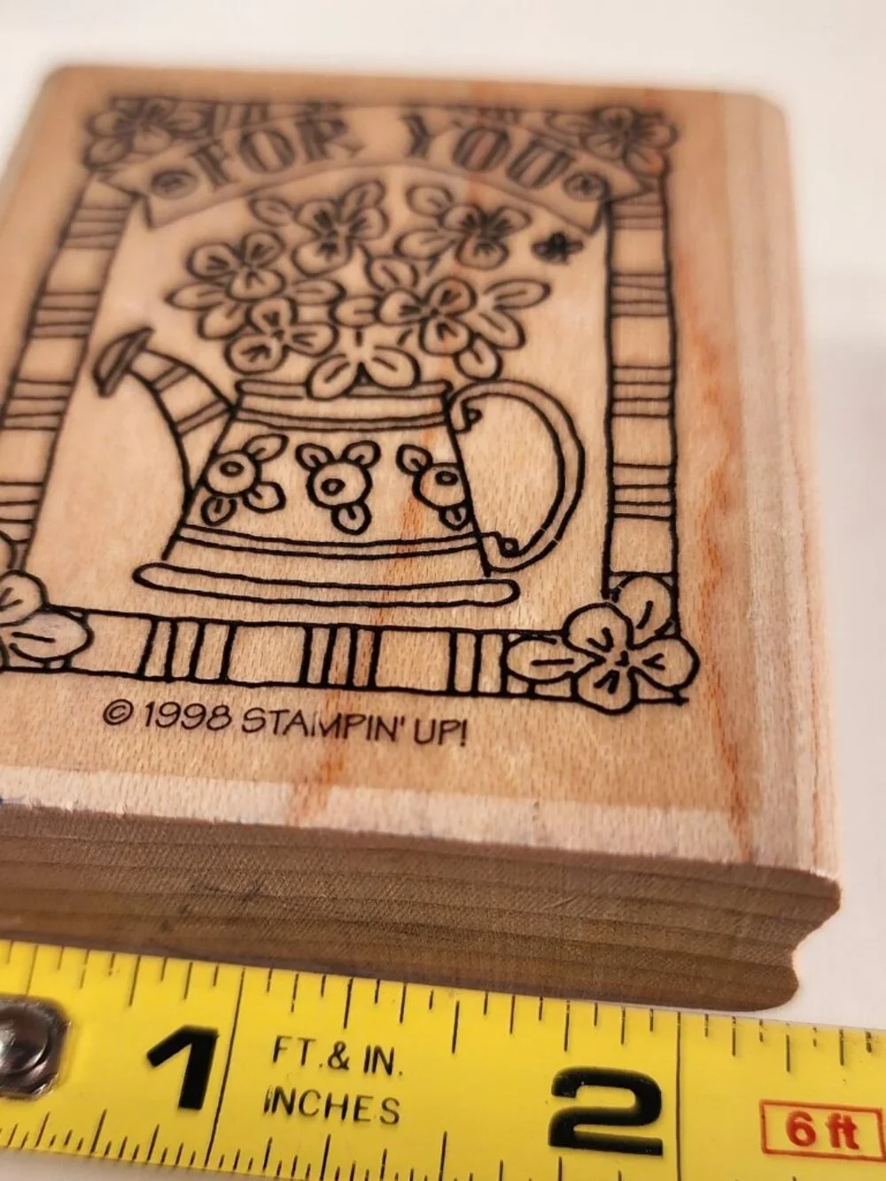 STAMPIN' UP LOT of 8 wood-mounted rubber stamps Variety of messages